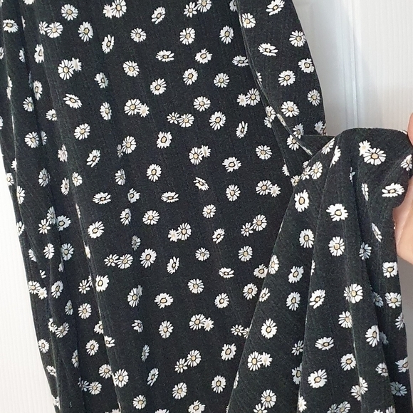 Pink Rose Dress Daisy print A-line pullover Spaghetti strap‎ Women's Size L - Picture 4 of 9